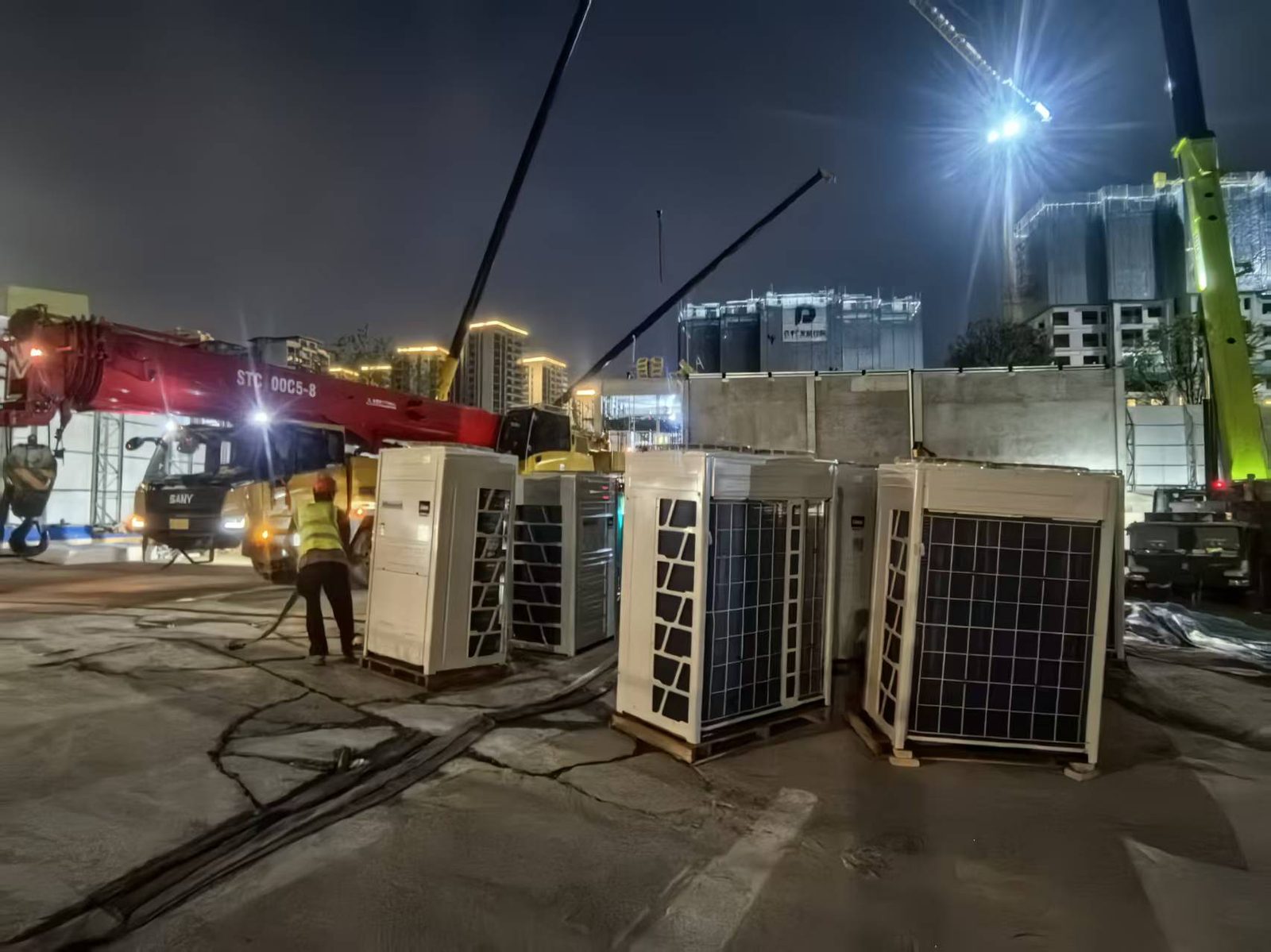 杭州中央空调施工现场实景 16