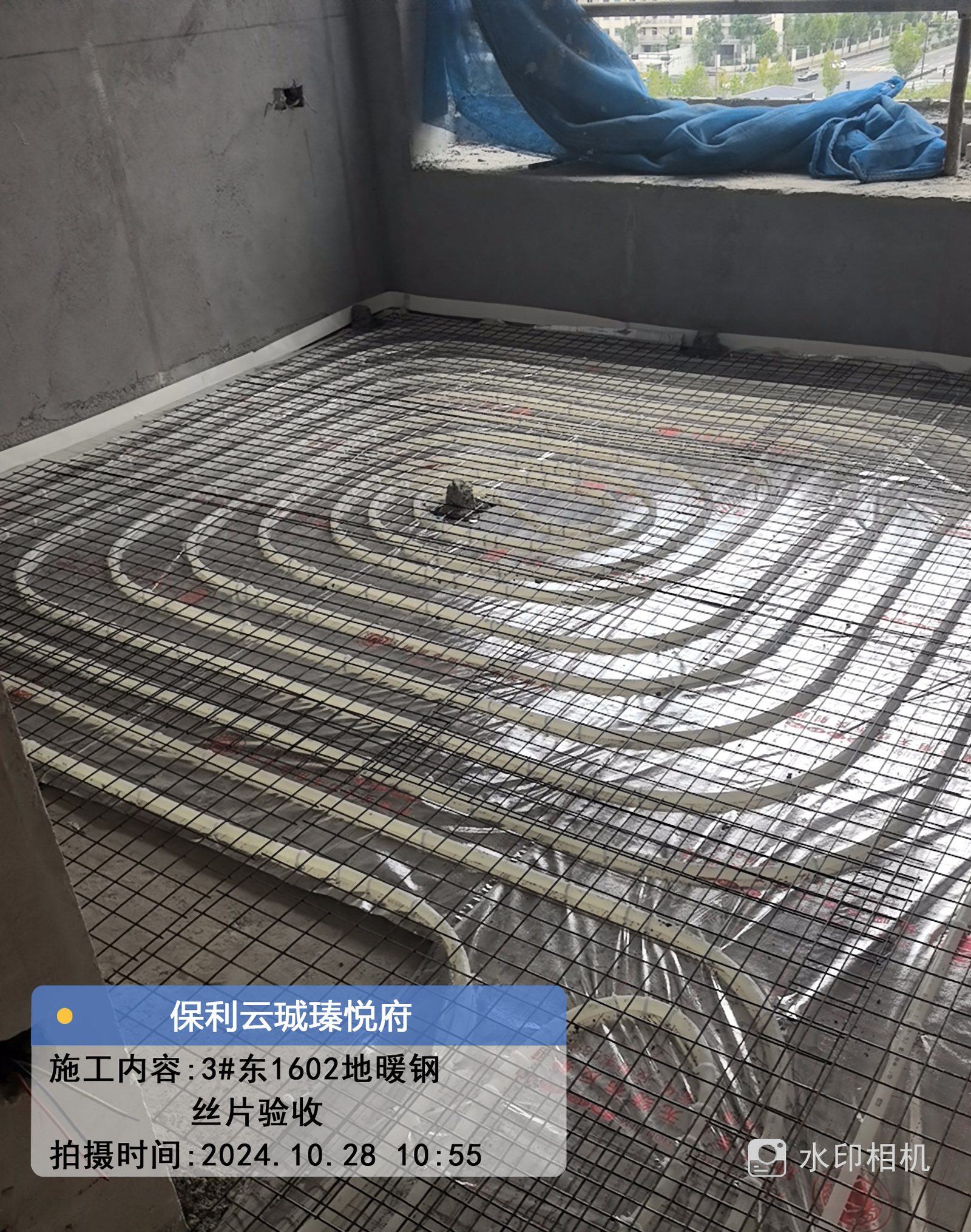 杭州地暖暖气片施工现场实景 7